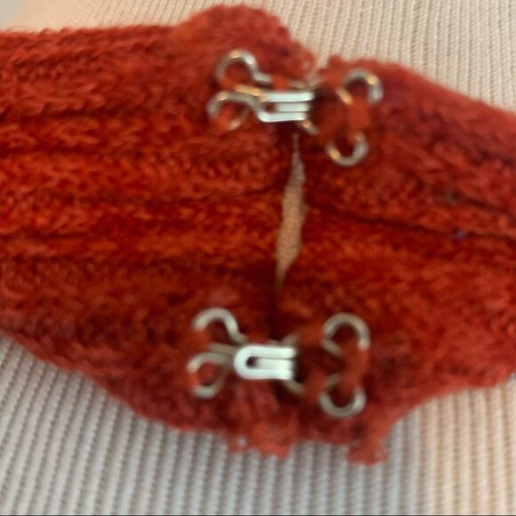 Hem & Thread rust ribbed lightweight sweater dress - Picture 9 of 9